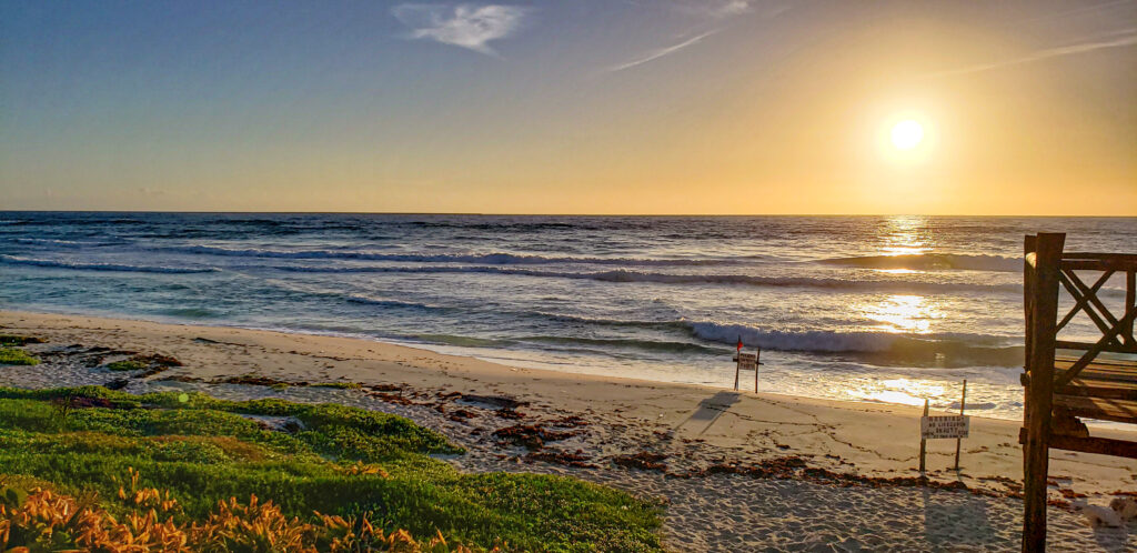 Amanecer Cozumel, playa san martin